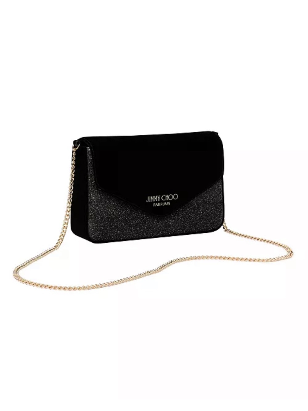 Jimmy Choo Black Shoulder Bag with Chain